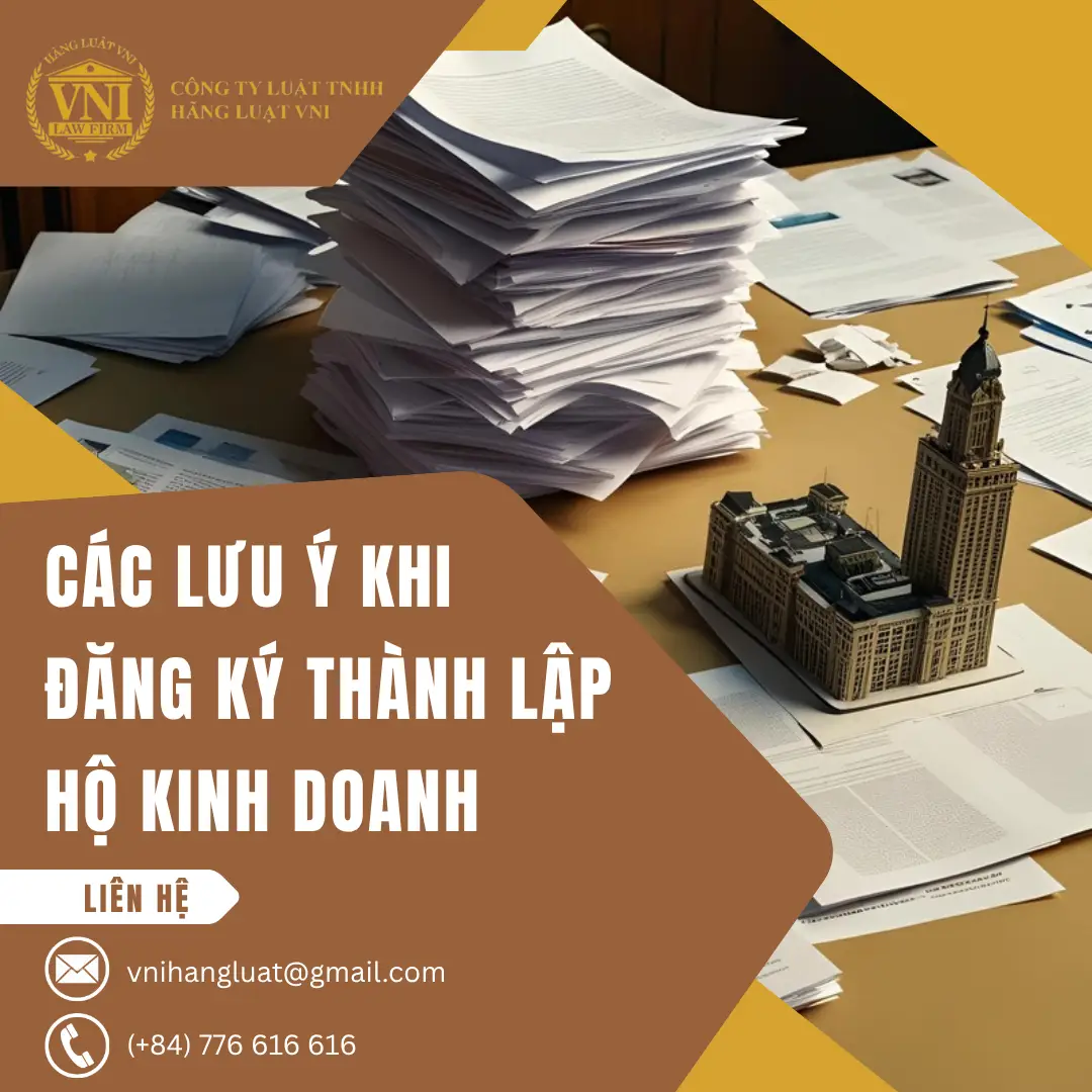 Các lưu ý khi đăng ký thành lập hộ kinh doanh