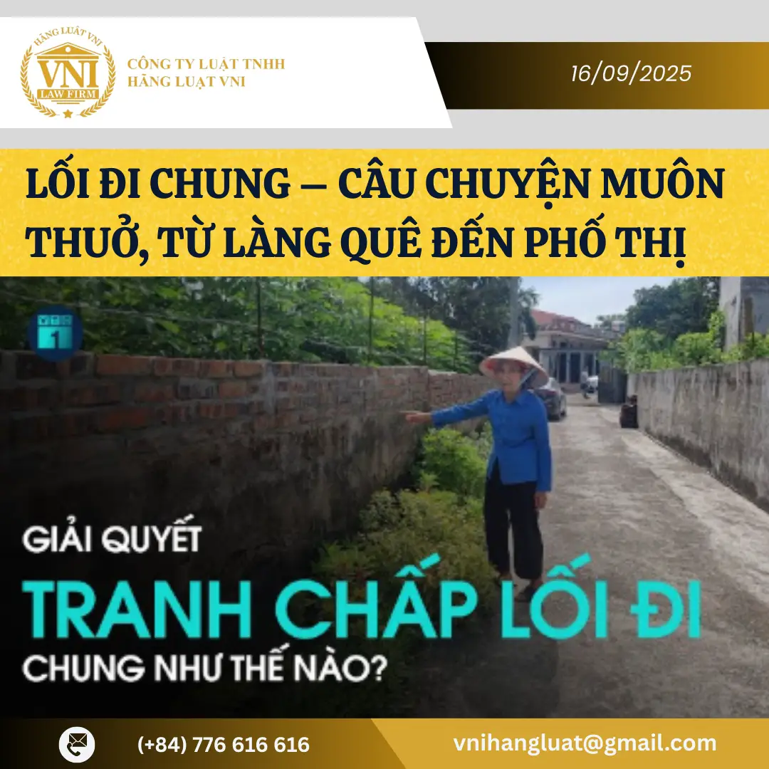 Giải quyết tranh chấp lối đi chung như thế nào?